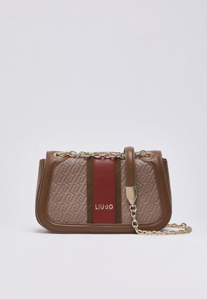 BORSA TRACOLLINA LIU-JO EMATITE AF6108_E1141 71409 MOCHA