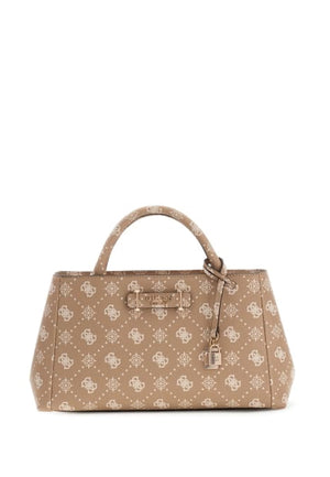 BORSA A MANO E TRACOLLA DONNA GUESS CARRIE LOGO GP989806 BISCOTTI LOGO