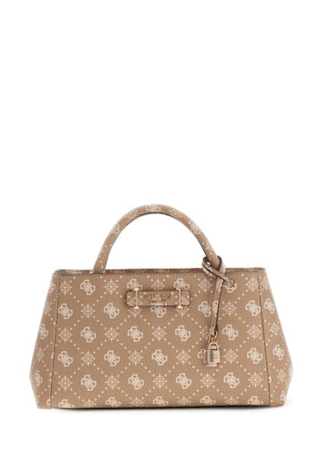 BORSA A MANO E TRACOLLA DONNA GUESS CARRIE LOGO GP989806 BISCOTTI LOGO
