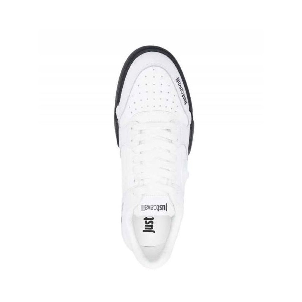 SCARPE SNEAKERS UOMO JUST CAVALLI 74QB3SA1 BIANCO