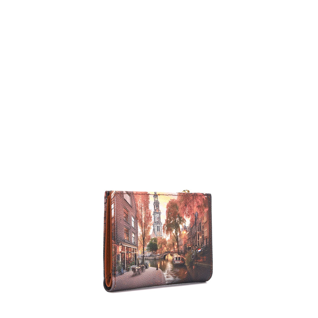 PORTAFOGLIO DONNA PICCOLO SOTTILE YNOT YES-654F7 AMSTERDAM LIGHTS