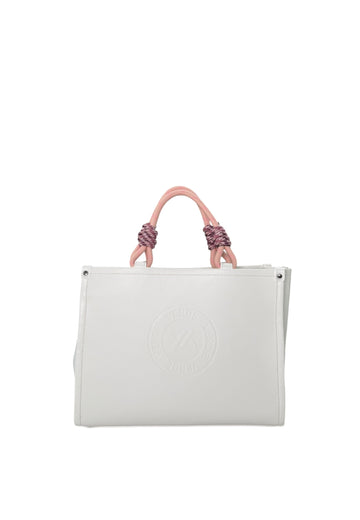 BORSA A MANO E TRACOLLA DONNA VERDE 16-0008331 BIANCO