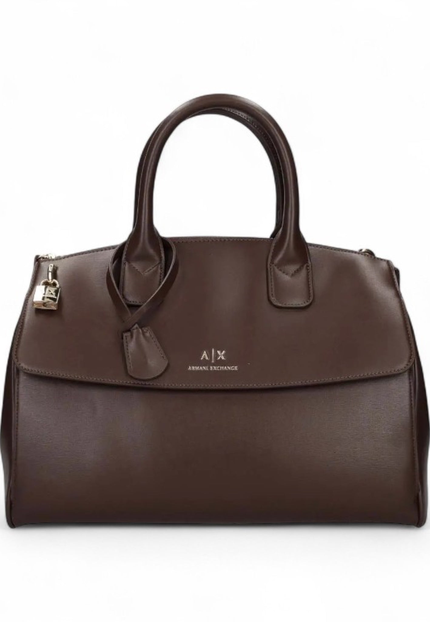BORSA A MANO E TRACOLLA ARMANI EXCHANGE XW000382 AF12040 U6304 HOT FUDGE CIOCCOLATO