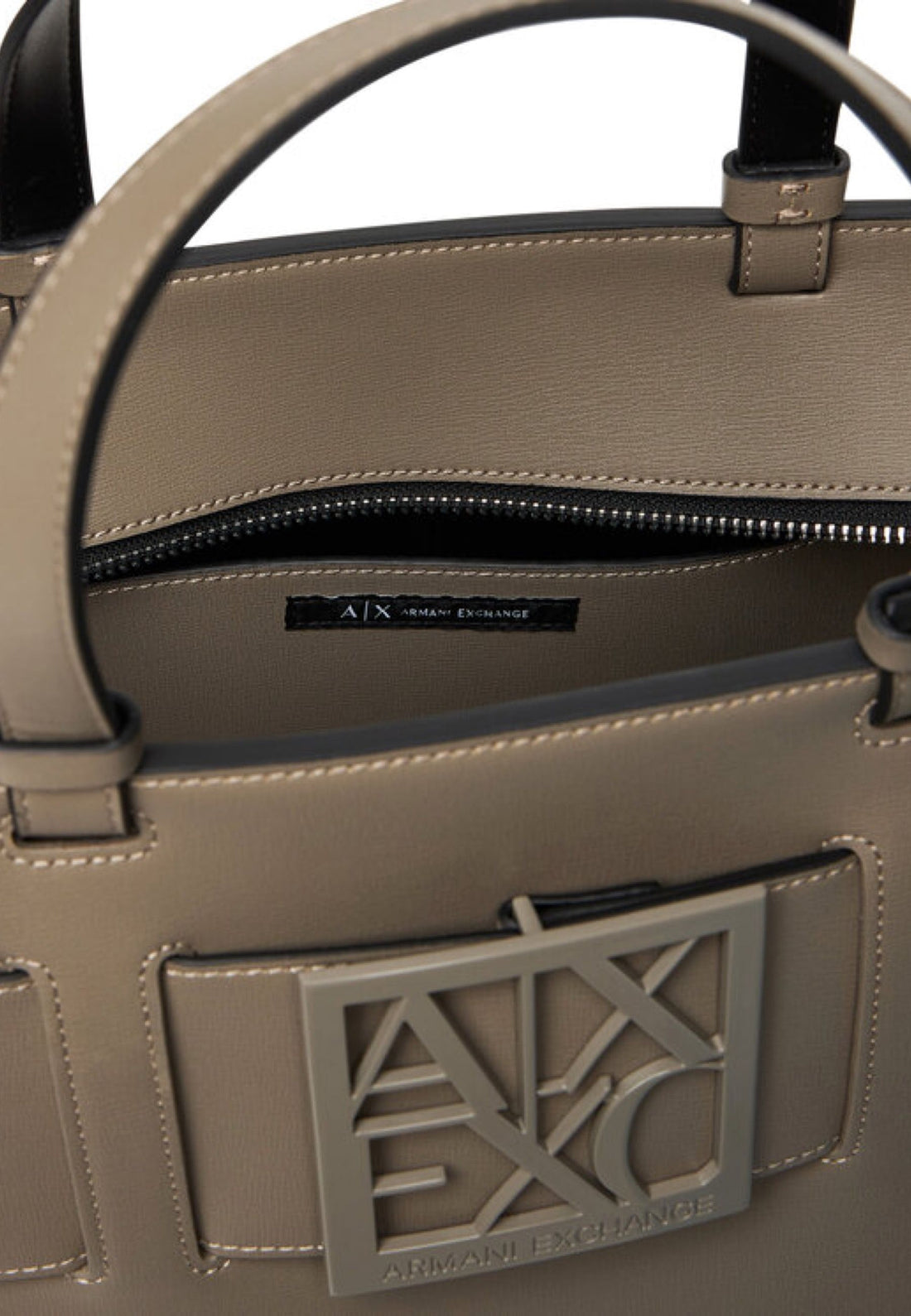 BORSA A MANO E TRACOLLA ARMANI EXCHANGE 942689 0A874 U6242 BROWN BASS TORTORA