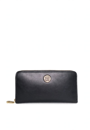 PORTAFOGLIO DONNA ZIP AROUND V73 73PSA49155 NERO