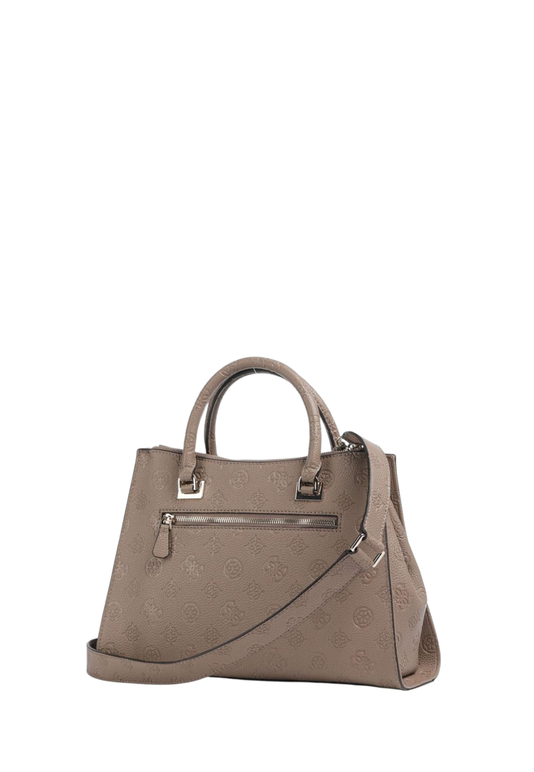 BORSA A MANO E TRACOLLA DONNA GUESS CRESIDIA II PD988807 DARK TAUPE LOGO