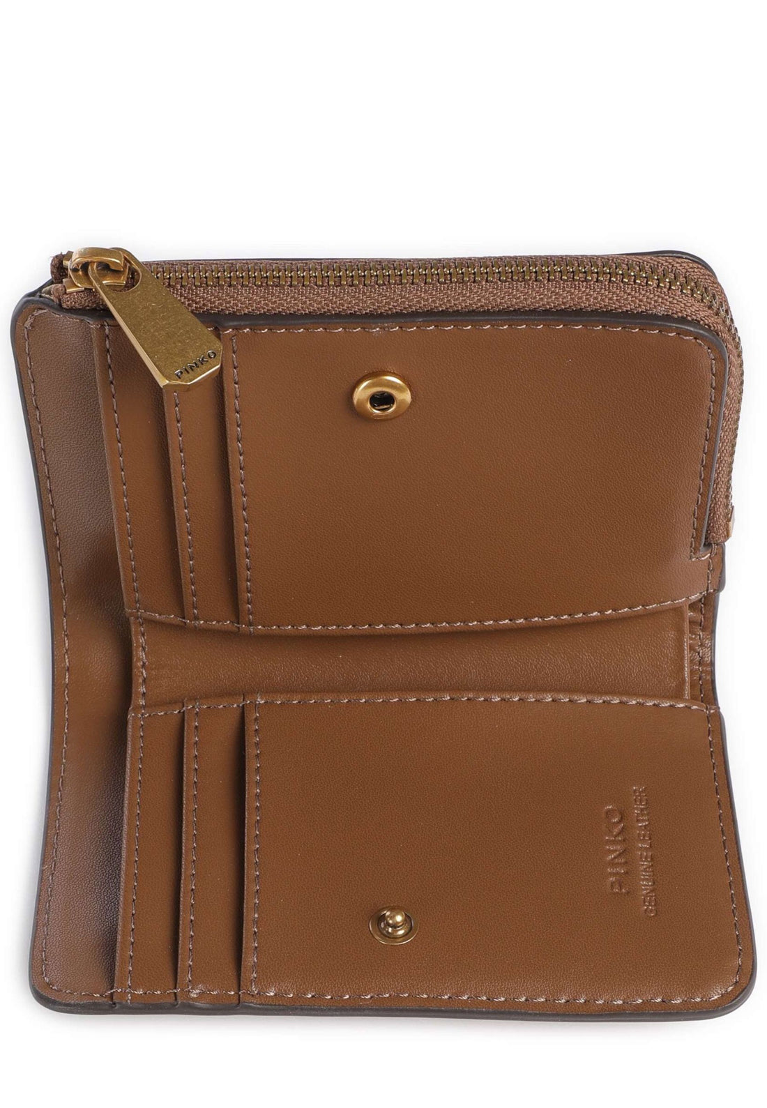 PORTAFOGLIO PINKO MINI 106206 A0F1 M37Q MARRONE COGNAC