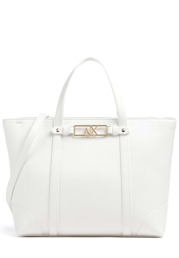 BORSA A MANO E TRACOLLA DONNA ARMANI EXCHANGE XW002609 AF15632 U0011 OFF WHITE