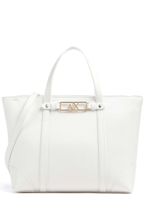 BORSA A MANO E TRACOLLA DONNA ARMANI EXCHANGE XW002609 AF15632 U0011 OFF WHITE
