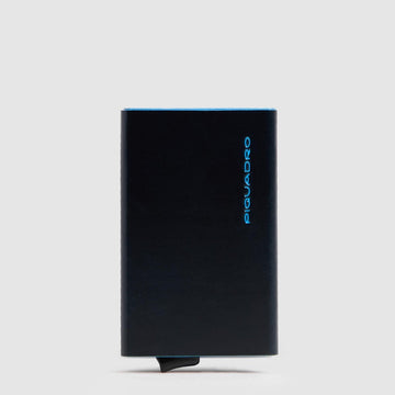 PORTAFOGLIO PIQUADRO PORTACARTE AUTOMATICO PER SCHEDE PP4825B2BLR BLU2