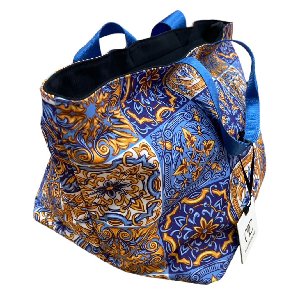 BORSA DA MARE MARIA CELINE MEDIA MC3616-2 BLUE