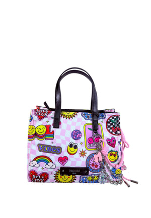 BORSA A MANO E TRACOLLA PICCOLA PASHBAG MINI SHARI 19506 ROSA