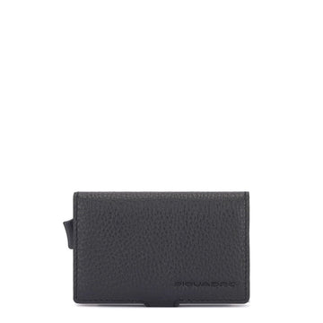 PIQUADRO WALLET CARD HOLDER + BANKNOTES MODUS PP5649MOSR BLACK