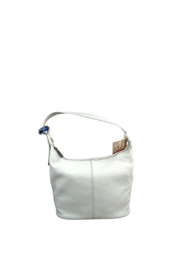 BORSA A SPALLA PICCOLA PELLETTERIA VENETA V26519 GHIACCIO