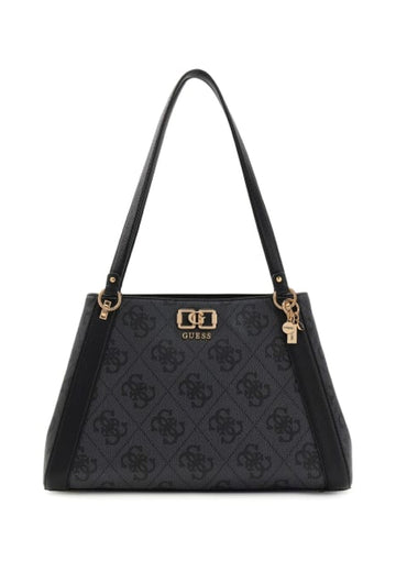 BORSA A SPALLA DONNA GUESS KARNILLA LOGO OS990122 COAL LOGO