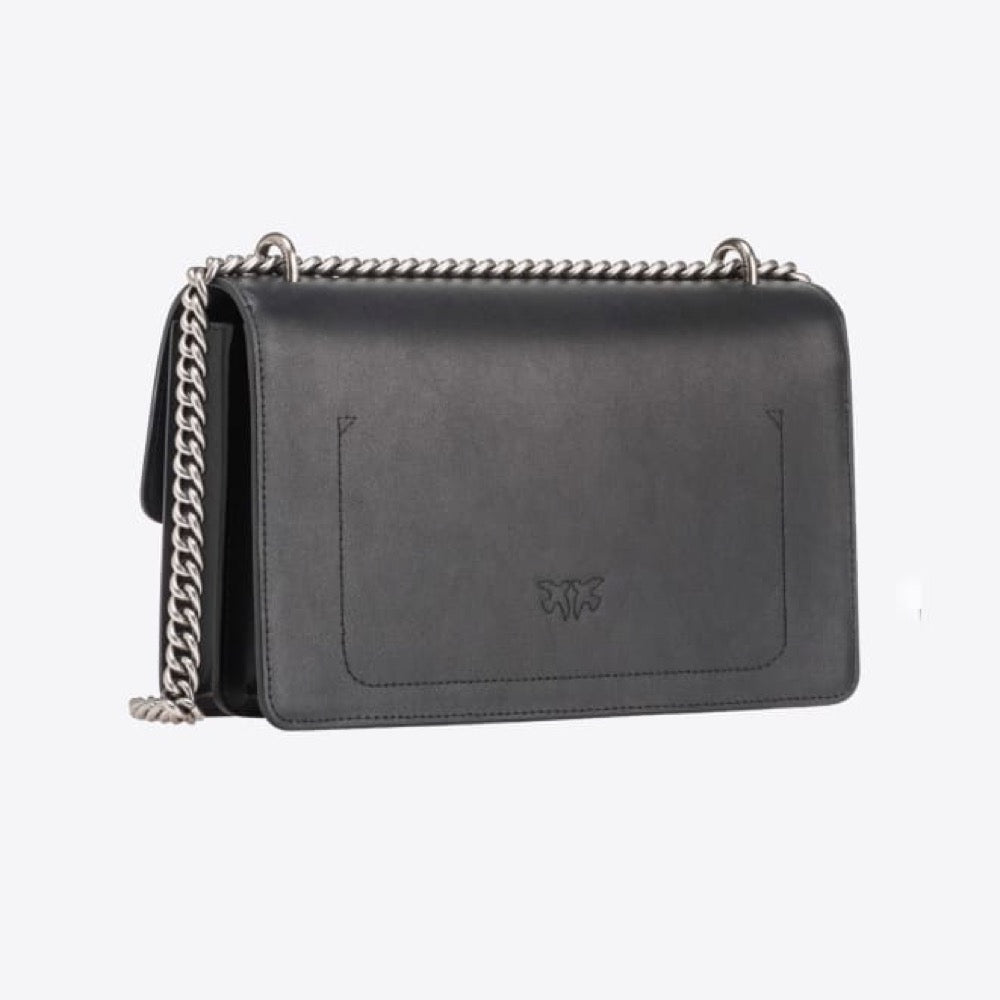 BORSA PINKO LOVE ONE CLASSIC DC 100941 A0F1 Z99O NERO-SILVER