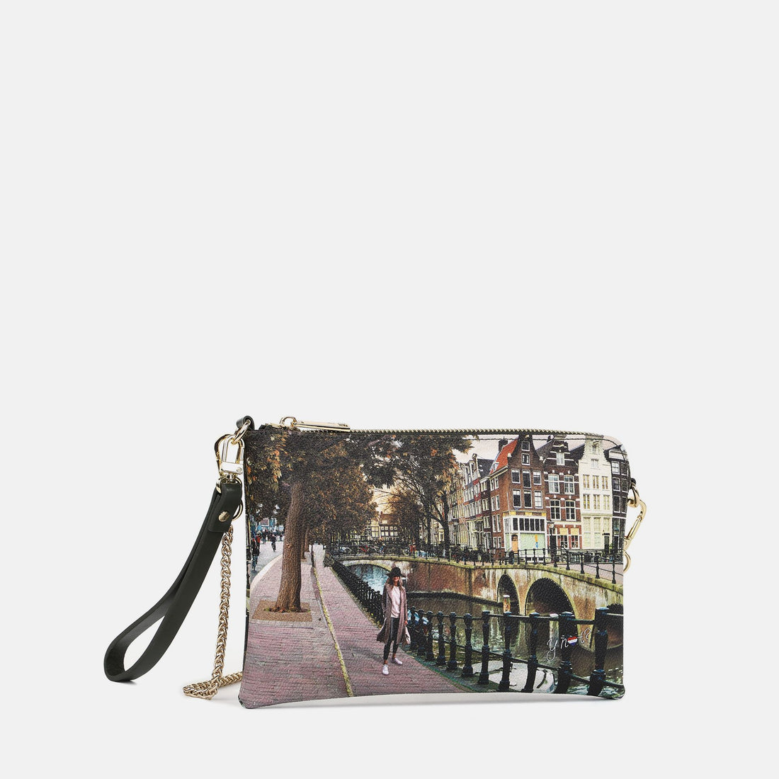 BORSA TRACOLLINA POCHETTE MEDIA YNOT YES-384F6 AMSTERDAM BRIDGE