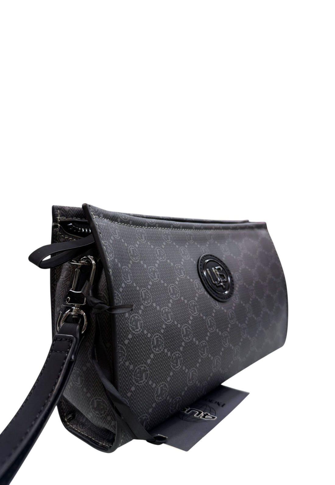 POCHETTE-BORSELLO TRASVERSALE UOMO PACIOTTI 4US 10531 GRIGIO-NERO