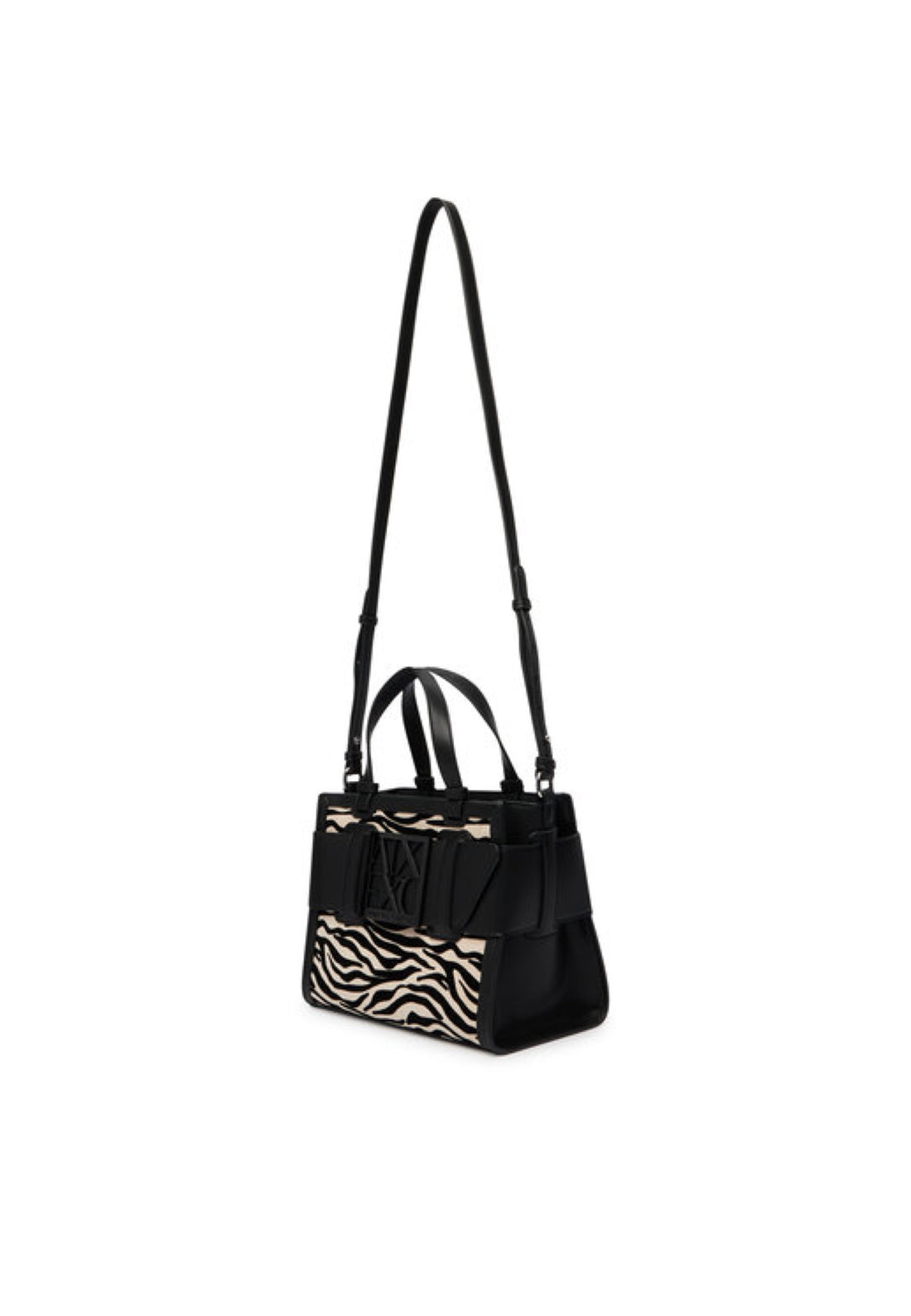 BORSA A MANO E TRACOLLA ARMANI EXCHANGE PICCOLA XW000392 AF26445 MC149 BLACK-SCRIPT