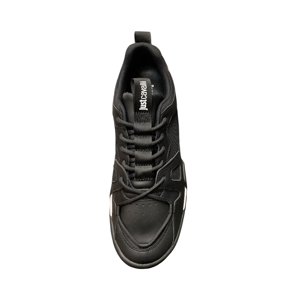 SCARPE SNEAKERS UOMO JUST CAVALLI 74QB3SA2 NERO