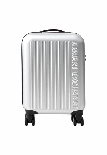 VALIGIA TROLLEY BAGAGLIO A MANO ARMANI EXCHANGE XW002233 AF30338 M8104 SILVER