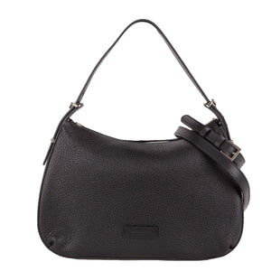 BORSA A SPALLA E TRACOLLA DONNA PELLETTERIA VENETA V25510 NERO