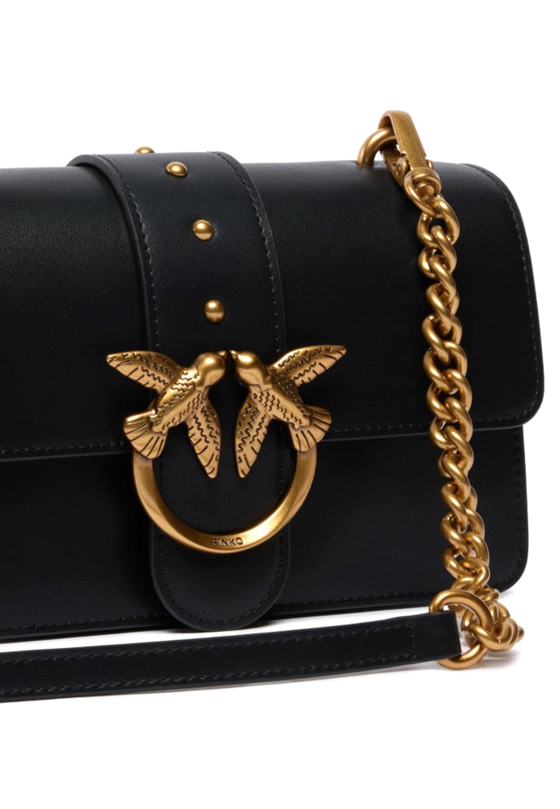 BORSA PINKO LOVE ONE MINI 105856 A0F1 Z99Q NERO-ORO