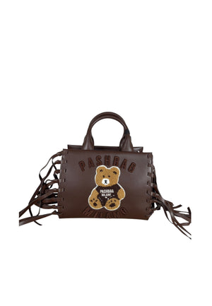 BORSA A MANO E TRACOLLA PICCOLA PASHBAG MINI MARGE 20149 SHEPHERD PURE BROWN