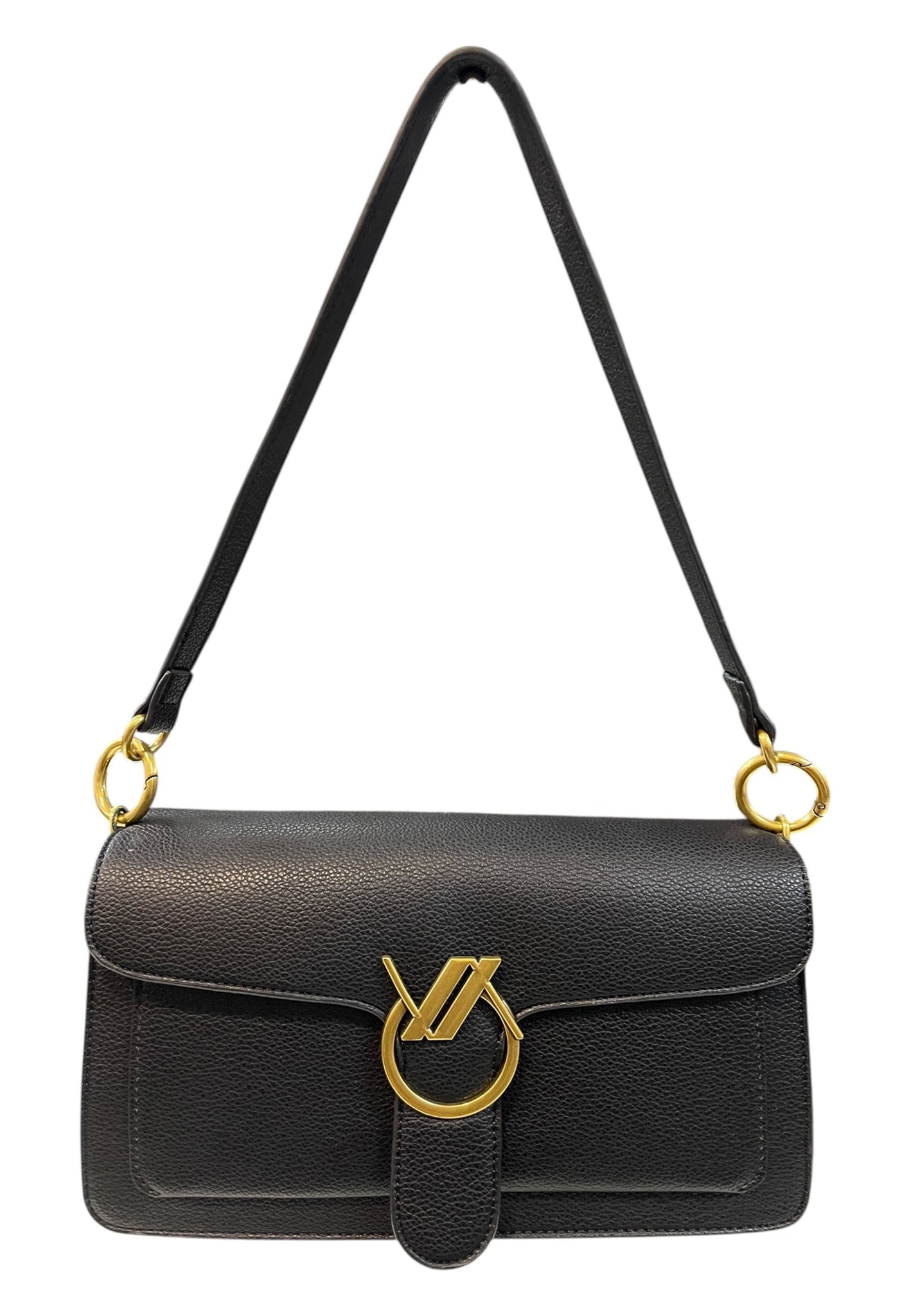 BORSA A SPALLA E TRACOLLA DONNA VERDE 16-0008221 NERO