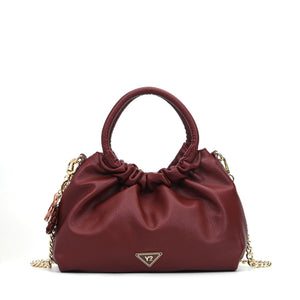 BORSA A MANO E TRACOLLA PICCOLA DONNA YNOT AST-003F7 BORDEAUX