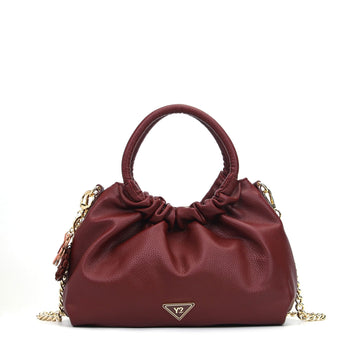 BORSA A MANO E TRACOLLA PICCOLA DONNA YNOT AST-003F7 BORDEAUX