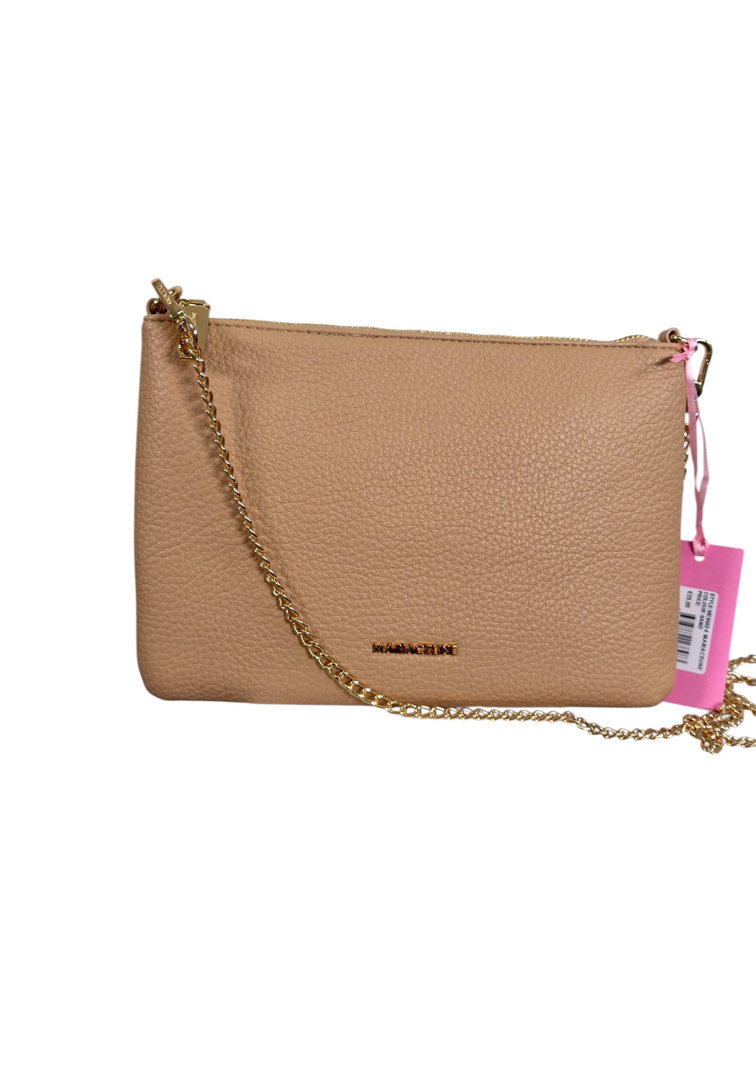 BORSA POCHETTE TRACOLLINA SOTTILE DONNA MARIACELINE MC6502-4 SAND