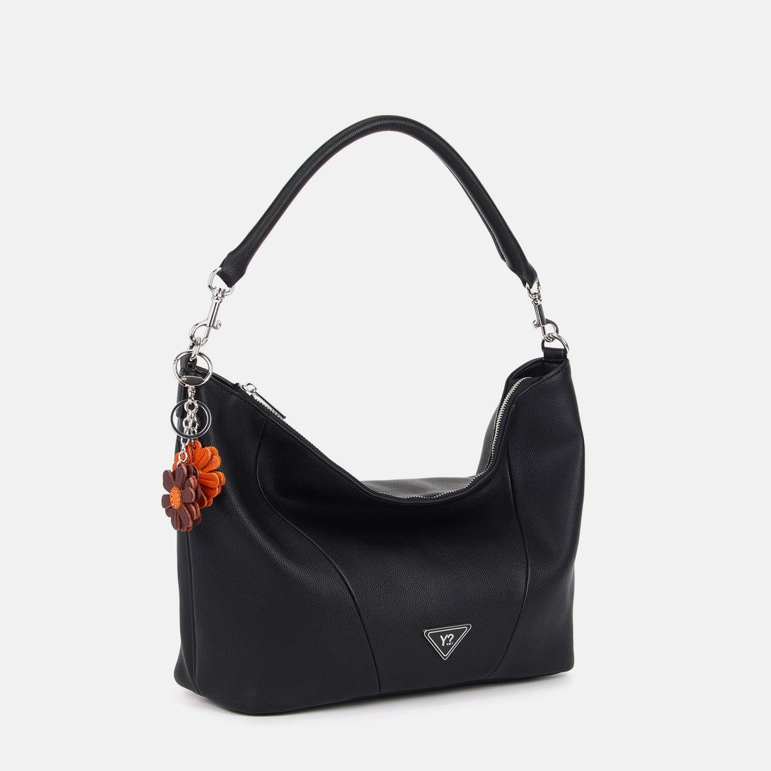 BORSA A SPALLA GRANDE YNOT FEE-008S6 BLACK