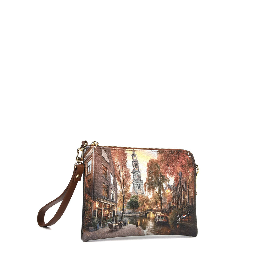 BORSA TRACOLLINA POCHETTE PICCOLA YES-384F7 AMSTERDAM LIGHTS