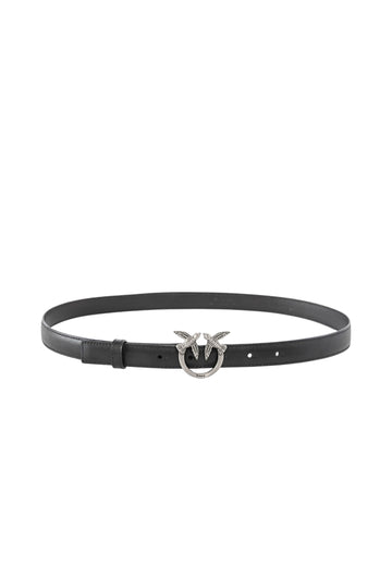CINTURA PINKO  LOVE BERRY H2 BELT 100143 A0F1 BLACK-SILVER