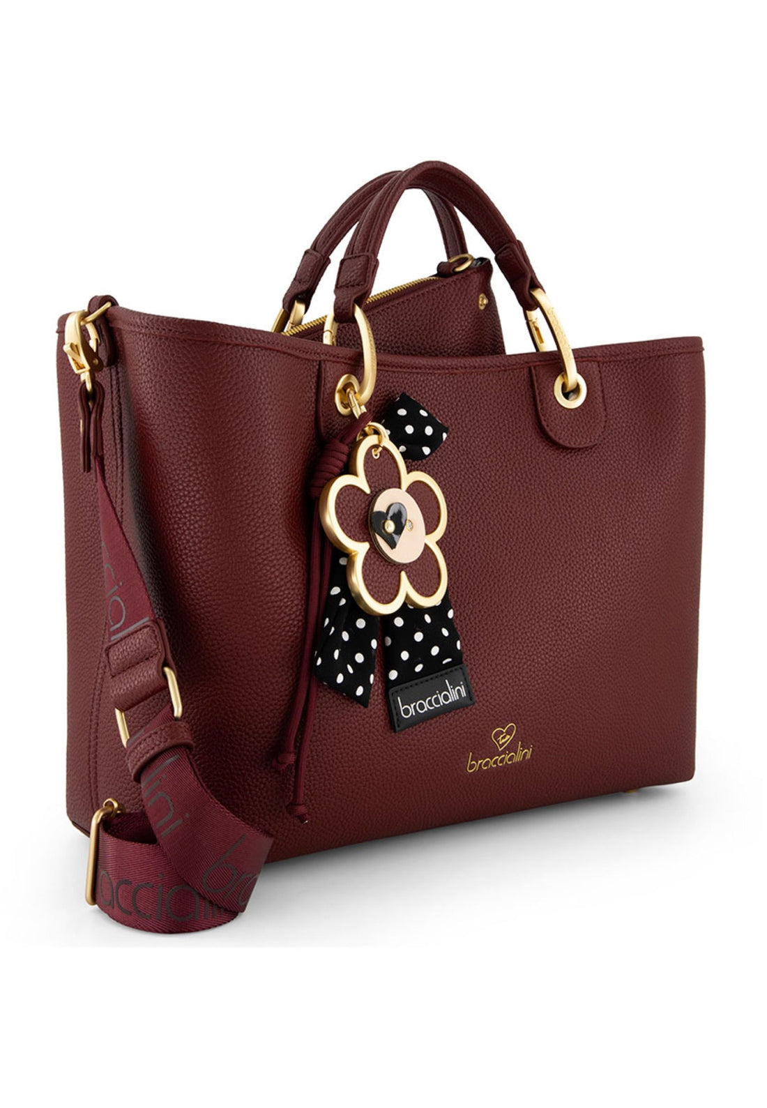 BORSA A MANO E TRACOLLA  BRACCIALINI BETH B19220 VINACCIA