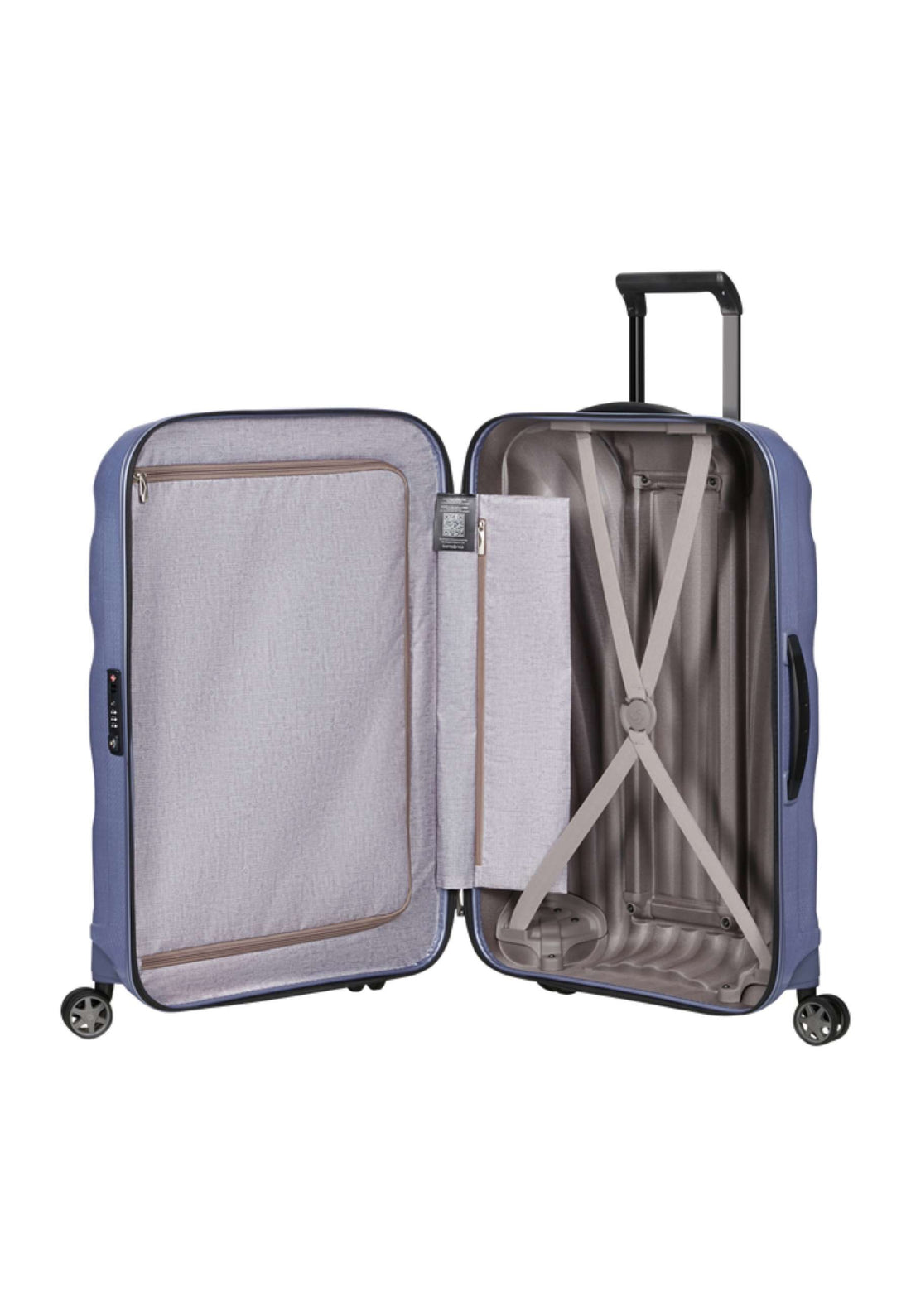 VALIGIA TROLLEY SAMSONITE C-LITE GRANDE RIGIDO 122861 LAVENDER 75 CM