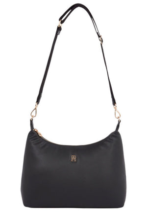 BORSA A SPALLA E TRACOLLA MEDIUM DONNA TOMMY HILFIGER AW0AW17701 BDS NERO