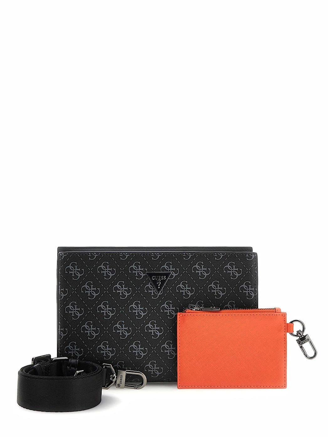 POCHETTE DA POLSO- BORSELLO TRASVERSALE UOMO GUESS HMMILOP6157 BLACK