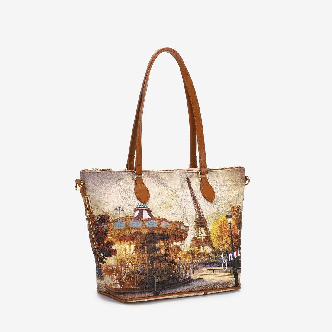 BORSA YNOT SHOPPING YES-396F5 FUNNY PARIS