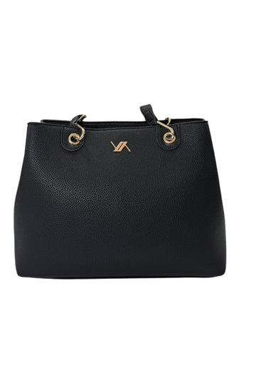 BORSA A SPALLA DONNA VERDE 16-0008427 NERO