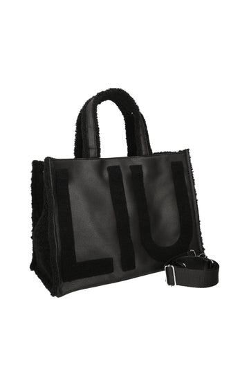 BORSA A MANO E TRACOLLA LIU-JO CHECK 2F6037_E0021 22222 NERO