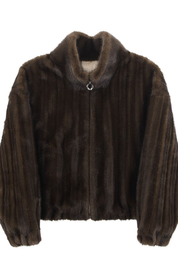 PELLICCIA ECO DONNA YNOT CAS-009F1 WOOD