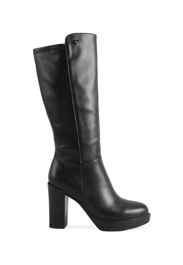 SCARPE STIVALE CON TACCO DONNA YNOT YN6202F1 BLACK
