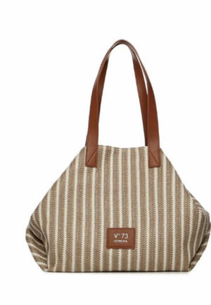 BORSA A SPALLA DONNA V°73 KARINA 73BS9N701P CUOIO MULTICOLOR