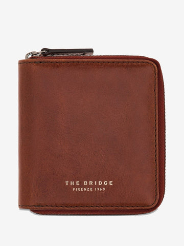 PORTAFOGLIO THE BRIDGE SOLO CARTE E BANCONOTE 01322601 1A MARRONE