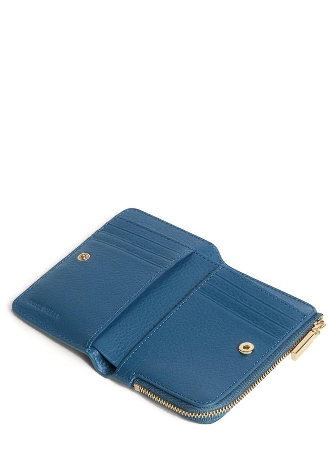 PORTAFOGLIO COCCINELLE PICCOLO METALLIC SOFT E2MW511D101 B27 DEEP BLUE