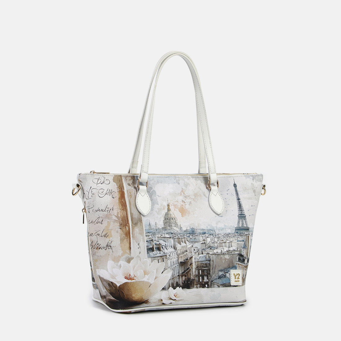 BORSA YNOT SHOPPING MEDIUM ART YES-396S6 PARIS DREAM