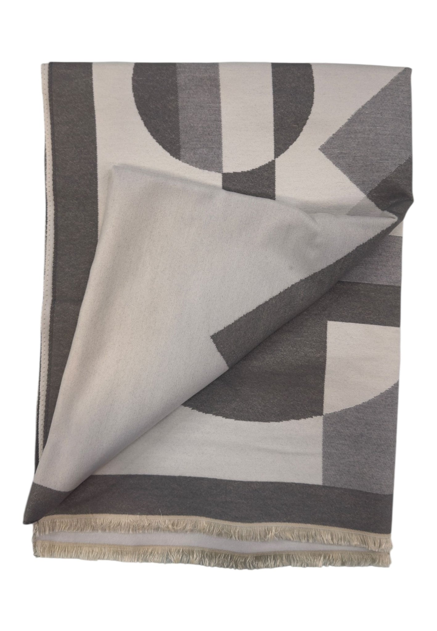 SCIARPA DONNA YNOT GEOMETRIC GEO-102F6 GREY