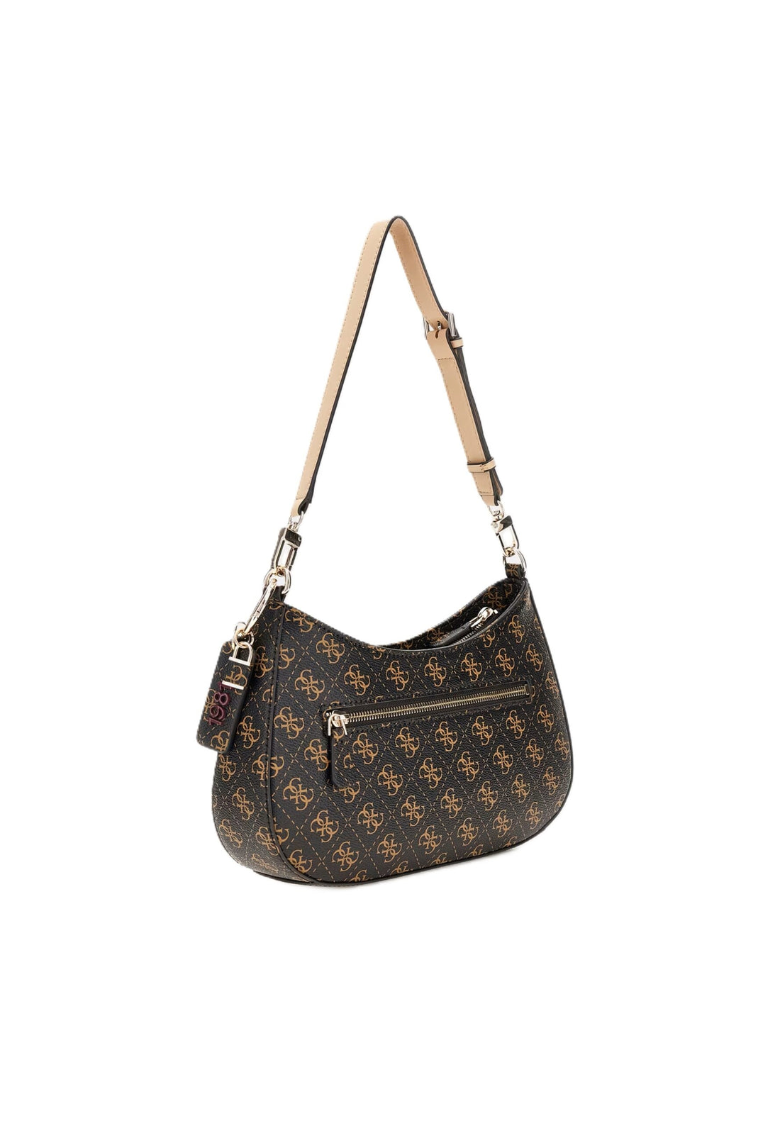 BORSA GUESS NOELLE QS787918 BROWN LOGO